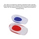 thumbnail image 5 of Anti-Caída Heel Stick Soft Gel Shoe Lift Plantilla Creativa Gel Heel Pads Curved Elevator Shoe Pads Silicone Shoe Pads Soporte 4 Pares seitruly AF001084-01, 5 of 6