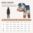 thumbnail image 4 of Balery Western Desert Cloud Cowboy Conjunto de Pijama con Estampado para Mujer, Conjunto de Dos Piezas con Manga Larga, Ropa de Dormir Suave con Bolsillos, Pijamas Cómodos-X-Large, 4 of 7