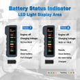 thumbnail image 6 of 12V Car Digital Alternator Battery Tester Batteries Detector with 6 LED Lights Display for Car Automotive Motorcycle, Battery Health Analyzer, Ancel BM310, Car Battery Tester Scan Tool, 6 of 11