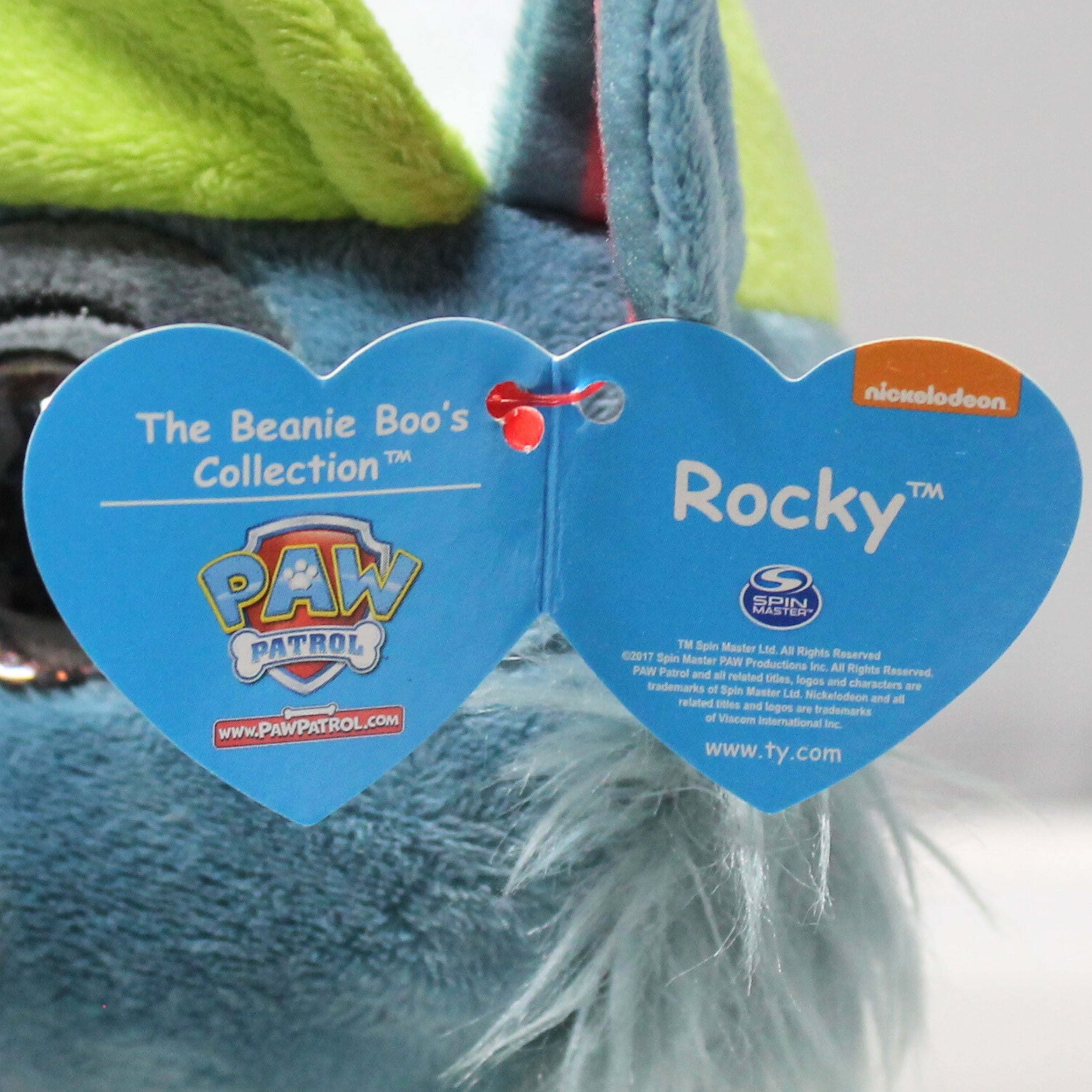 Ty Beanie Boos - Rocky the Dog  – Medium (10")  – Paw Patrol  - Stuffed Animal