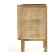 thumbnail image 4 of Manhattan Comfort Versailles 2-Shelf Wood Rattan End Table in Natural, 4 of 5