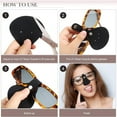 thumbnail image 3 of Maoww 5piece Practical UV Eye Mask With Chloroprene Rubber Nose Pad Glasses Nose Protector Is Practical white, 3 of 6