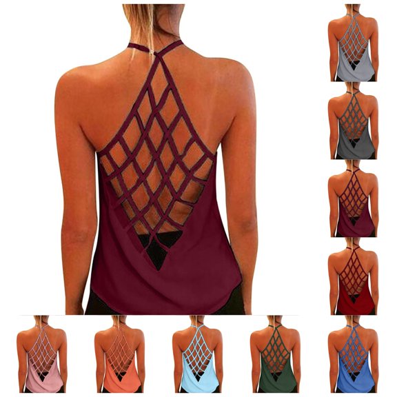 Workout Shirt Women Sleeveless Athletic Tank Tops Open Back T-Shirt Yoga Running Shirts for Women Plus Size Racerback Breathable Tee (,XXXL)