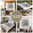 thumbnail image 6 of Eucalyptus Grey Tapestry for Bedroom Wall Hanging Tapestry, Vintage Bottle Succulents Flower Stripes Ceiling Backdrop Tapestries Poster Blanket Wall Decor for Teens Room Living Room Dorm 51" x 59", 6 of 8