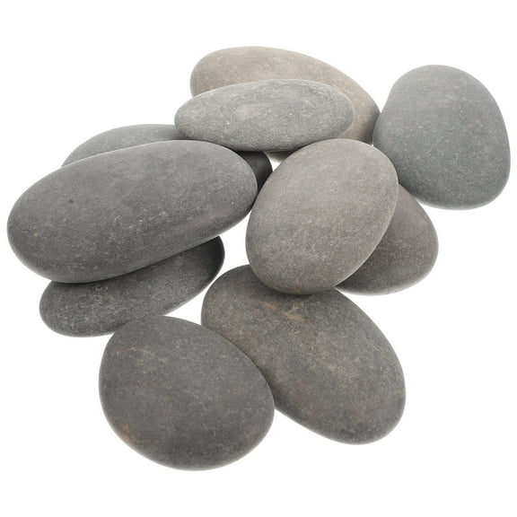 10pcs Multipurpose Painting Rocks DIY Smooth Painting Stones for Children