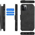 thumbnail image 3 of Magnetic Buckle Flip Leather Phone Case For iPhone 12 Pro 6.1", 3 of 5