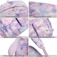 thumbnail image 6 of Girls Backpack Aesthetic Backpack for Teen Girl Cute School Bag Bookbag Anime School Backpacks for Girls,Light Purple, 6 of 6