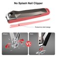 thumbnail image 2 of Nail Clippers with Catcher , 2Pcs Fingernail Clippers Toenail Clippers Set, No Splash Nail Clipper with Nail File Toe Finger Nail Cutter for Men Women and Seniors, 2 of 7