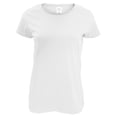 thumbnail image 1 of Fruit of the Loom - Camiseta de manga corta ajustada modelo Lady-Fit Original para mujer (Blanco), 1 of 2
