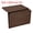 Dark Brown 12.6"x8.6", variant on REGALWOVEN Felt Bedside Organizer Hanging Caddy Sofa Desk Bag for Magazine Remotes Purple 12.6"x8.6"