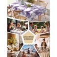 thumbnail image 5 of Purple Forest Table Cloth, Contemporary Silhouette Abstract Art Waterproof Tablecloth for Square Tables, Reusable Washable Fabric Table Cover for Restaurant Kitchen Dining Tables 60"x60", 5 of 6