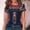Blue, variant on Short Sleeve Mexican Shirts for Women Floral Embroidered Peasant Blouse Ethnic Style Boho T-Shirts