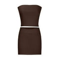 thumbnail image 4 of SEMPAI Summer Dress for Women Bodycon Dresses Sleeveless Tube Top Solid Above the Knee Sundresses for Women Gift for Mom Loose Flowy Perfect Gift, 4 of 7