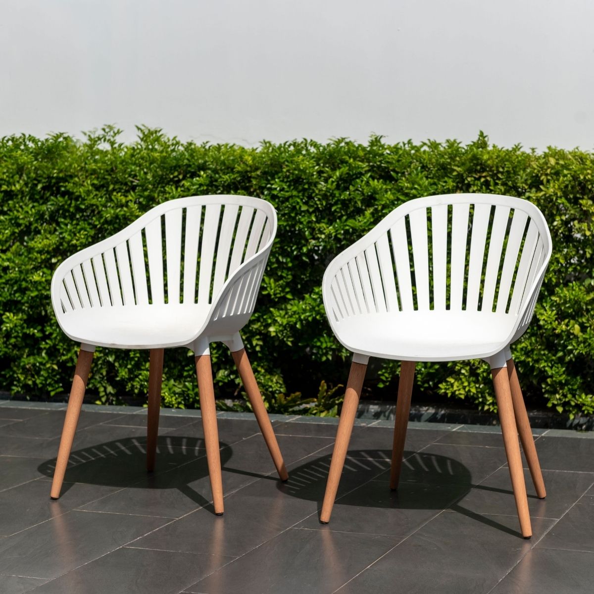 Amazonia Golden 7 Pieces Eucalyptus Wood Oval Outdoor Dining Set, Ideal for Patio