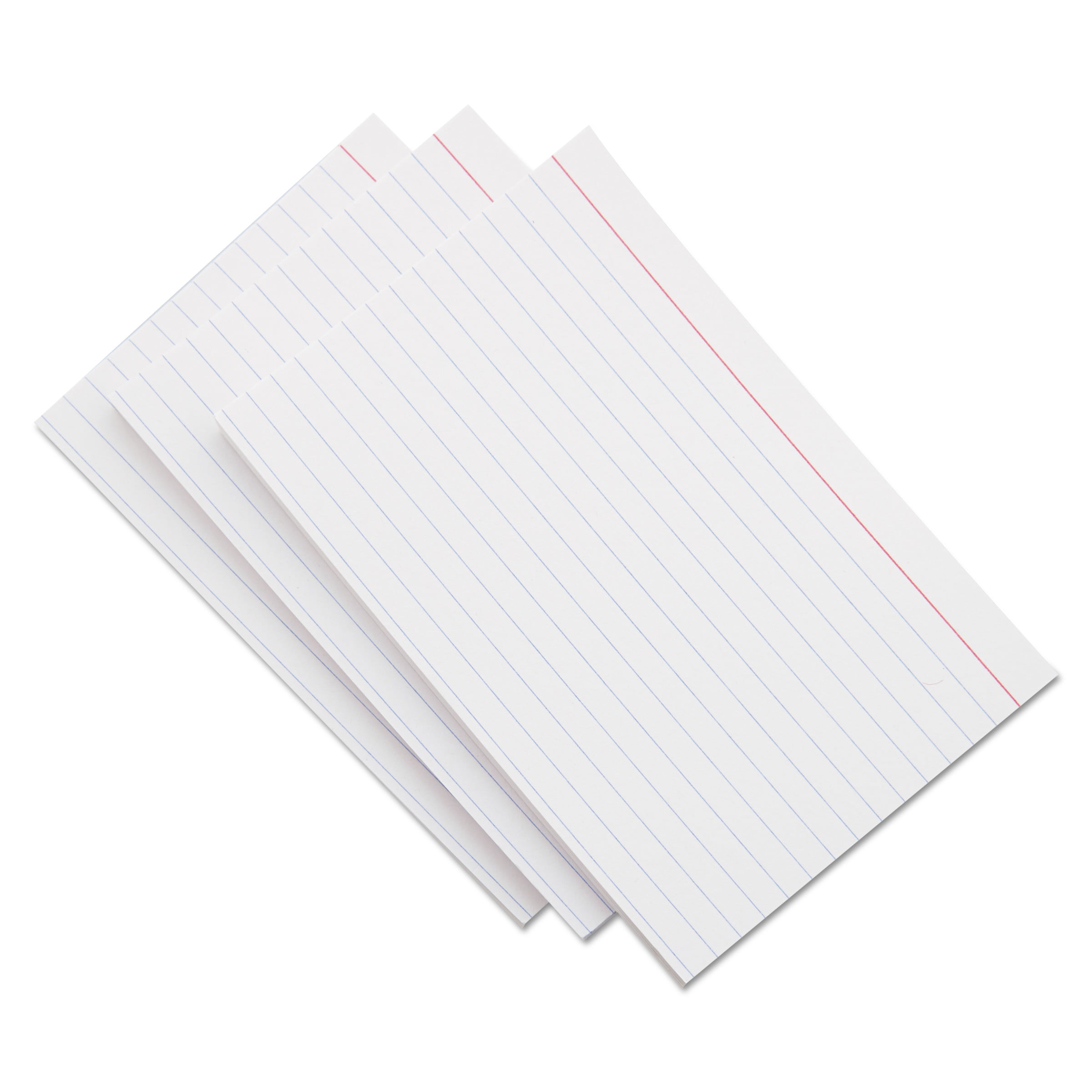  Business Source Index Cards, Ruled, 72 lb., 4x6, 100/ Pack,  White (65261) : Office Products