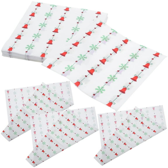 GOOHOCHY  20 PCS Snowflake Napkin Paper Napkins Decorative Christmas Cocktail