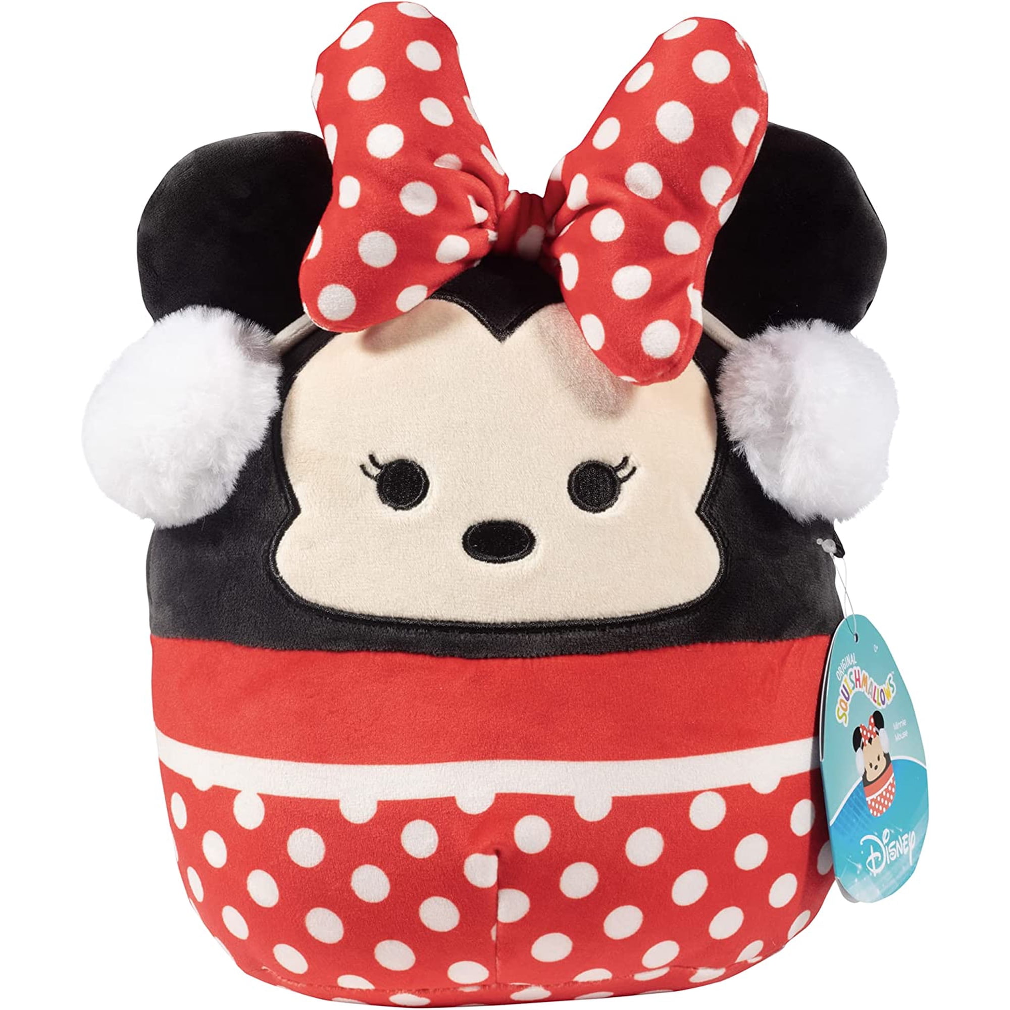 Squishmallows Original 8-Inch Minnie Mouse - Official Jazwares Plush - Collectible Soft & Squishy Disney Stuffed Animal Toy - Gift for Kids Girls & Boys