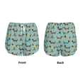 thumbnail image 3 of Balery winter ski Dachshund Pantalones cortos deportivos para mujer con forro y dos bolsillos, elásticos, para entrenamiento, gimnasio, yoga-XX-Large, 3 of 7