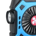 thumbnail image 3 of HIBIBUD 2026 New Rechargeable Battery Operated Outdoor Tent Fan with Light&Hanging Hook,Personal Usb Desk Fan for Camping,Power Outage,Hurricane,Jobsite,Usb Rechargeable Fan Light, 3 of 7