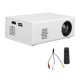 thumbnail image 2 of Proyector Portátil, Proyector De Vídeo De Películas HD 1080P Con Altavoz Incorporado USB AV Para Teléfono Inteligente, Portátil, TV Stick Para Acampar Al, 2 of 7