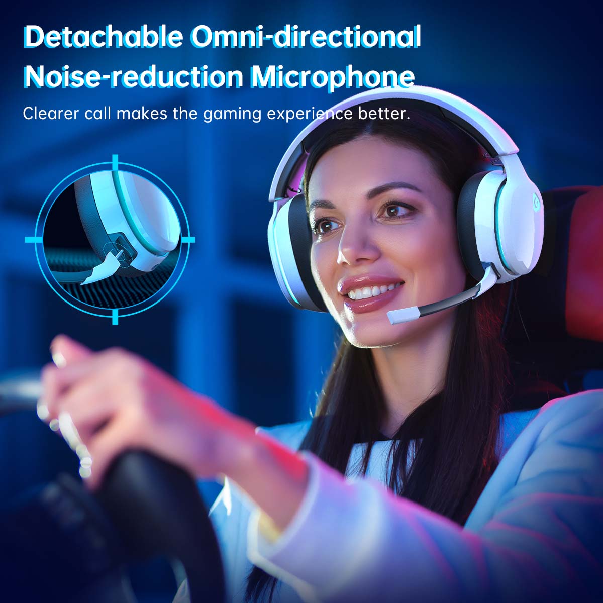 AYEDLOE Wireless Gaming Headset, Multi-Platform Compatible photo 5