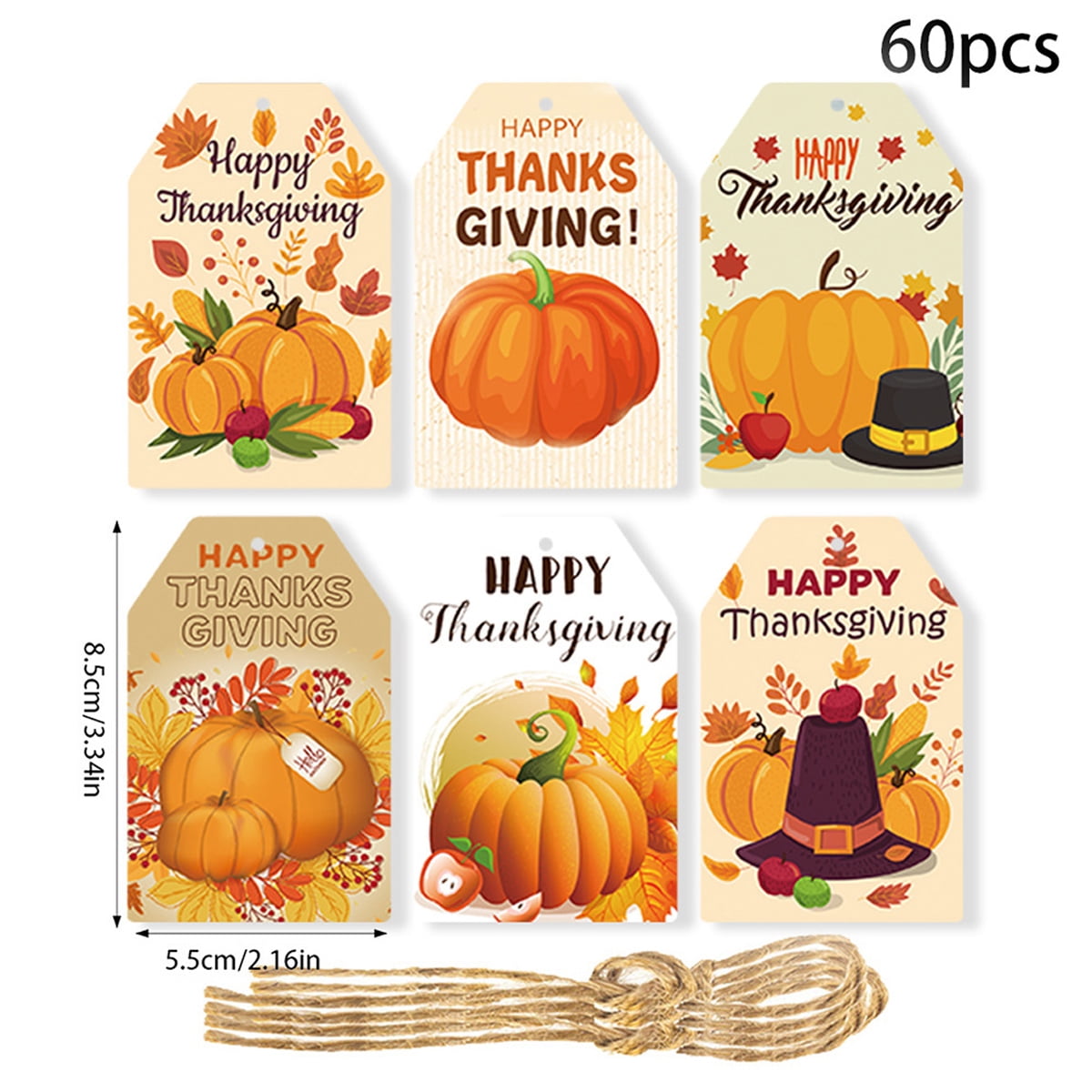 Whaline - Tarjetas De Agradecimiento De Otoño A Granel, Diseño Floral De Calabaza Rosa A Granel, Tarjetas De Agradecimiento Con Sobre Y Pegatinas De Otoño, Tarjetas De Felicitación En Blanco Para