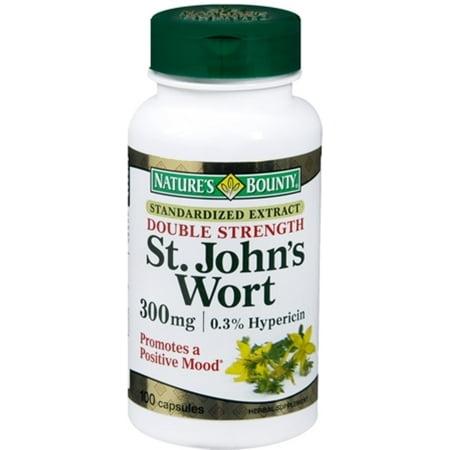 Nature's Bounty St. John's Wort 300 mg Capsules 100 ea (Pack of 6)