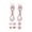 Light Pink, variant on Jiaroswwei 1 Set No Tie Shoelaces Elastic Heavy Duty Lock Adjustable Multi-colored Kids Adults Tieless Sports Shoe Strings Shoes Accessories