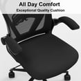 HomeZeer Desk Chairs with Wheels, Recline Office Chair with Adjustable