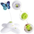 thumbnail image 3 of Juguete interactivo con forma de mariposa Flutter Bug para gatos con dos mariposas de repuesto que parpadean, 3 of 7