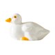 thumbnail image 1 of Estatua de pato de cerámica, linda mini figura de pato, escultura de animal pequeño para decoración del hogar, oficina, escritorio, jardín y porche., 1 of 8