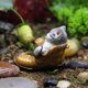 thumbnail image 4 of Gato Bonitos Adornos De Bonsái Estatua En Miniatura De Gatito Para La Decoración Suculenta Del Jardín Del Hogar 2 Uds Estatuilla seitruly HA035298-00, 4 of 6