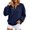 A33-Navy, variant on Women Fashion Hoodie Oversized Sweatshirt Casual Pullover Tops for Fall Winter Orange,XL
