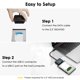 thumbnail image 4 of Cable de disco duro WAVLINK SATA a USB tipo C de 5 Gbps y 20 TB, 4 of 7