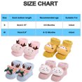 thumbnail image 2 of YESIMOLA Rattle Socks Fuzzy Floor Socks Toddler Christmas Socks Toddler Boys Girls Children Socks Soft Sole Non Slip Toddler Shoes Socks Anti Skid Socks for Kids,C 0-6 Months, 2 of 5