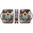 thumbnail image 2 of ZUXONGSY Sunflower Print Bible Cover for Women: Quilted Cross Bag with Zipper Compartment, Bookmarks & Handle - God is Within Her Perfect Organizer for Christian Books and Study Accessories, 2 of 8
