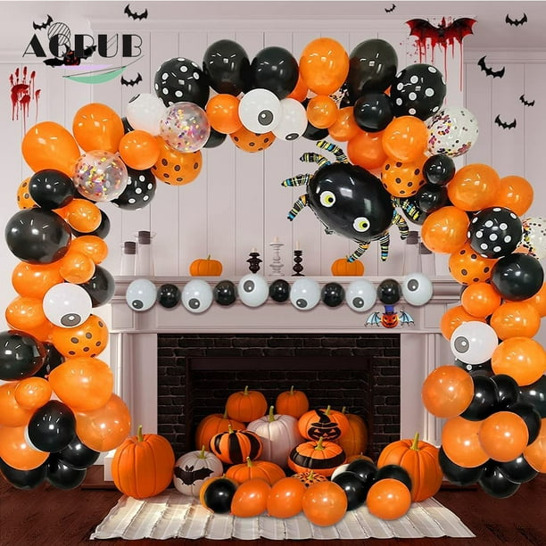 Pack Halloween party decorating kit, Halloween Balloon Arch Wreath Kit