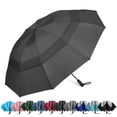 thumbnail image 1 of Paraguas de golf G4Free, compacto, con recorrido inverso, 105 cm, color negro, 1 of 8