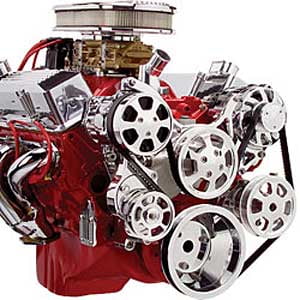 - Billet Specialties 13220 SB-Chevy Tru Trac Serpentine Belt System with Power Ste