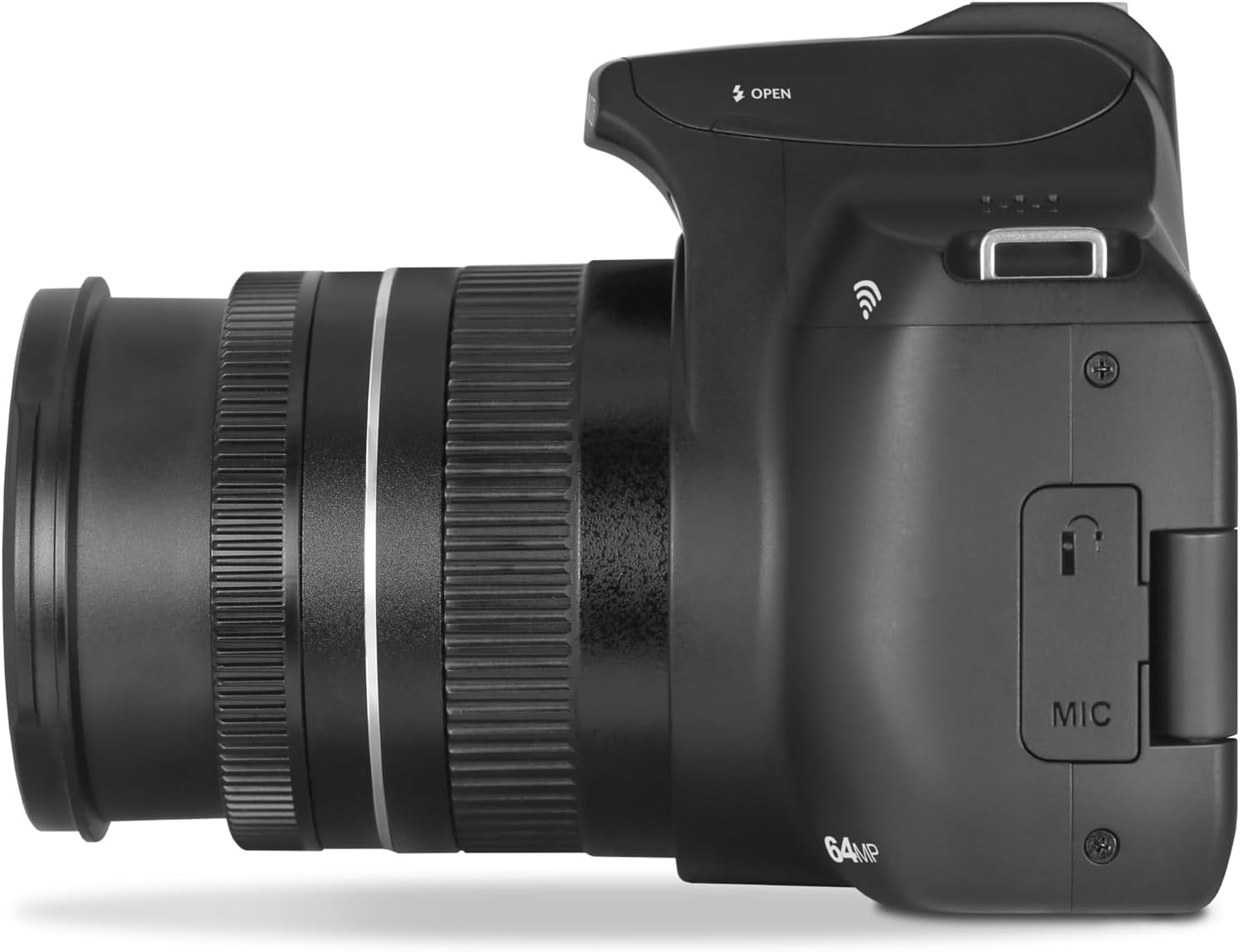 Minolta MNB10Z 64 Megapixel Auto Focus Digital Camera with 10x Optical Zoom, 4K Ultra HD Video Bundle Black