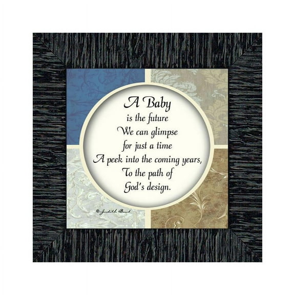 A Baby, Newborn Gifts, Baby Framed Poem, 6x6 75513