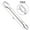 Silver SLL, variant on Iumwxz Universal Torx Wrench Double-Head Self-Tightening Wrench 8mm-22mm Self-Tightening Universal Wrench Repair Tools wrench Silver chrome-vanadium steel My Order