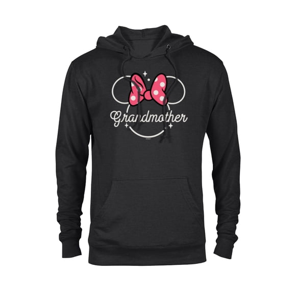 Disney Minnie Mouse Grandmother Head Icon Magic Mother’s Day - Pullover Hoodie for Adults - Customized-Black
