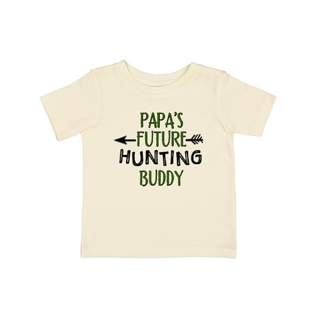 

Inktastic Papas Future Hunting Buddy Gift Baby Boy or Baby Girl T-Shirt