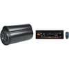 JVCM KD-R680S Receiver & Bazooka BTA6100 100W Amplified Tube Subwoofer 6"