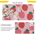 thumbnail image 2 of FREEAMG Bunny Strawberry Jigsaw Puzzles 1000 Piece for Adults Large Puzzle Game Challenging Family Puzzle Game for Adults Teens 29.5" x 19.7", 2 of 7