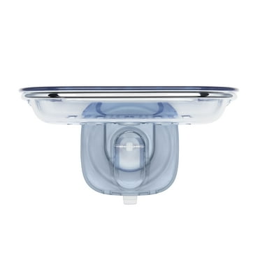 OXO SoftWorks StrongHold Suction Soap Dish Holder, Clear