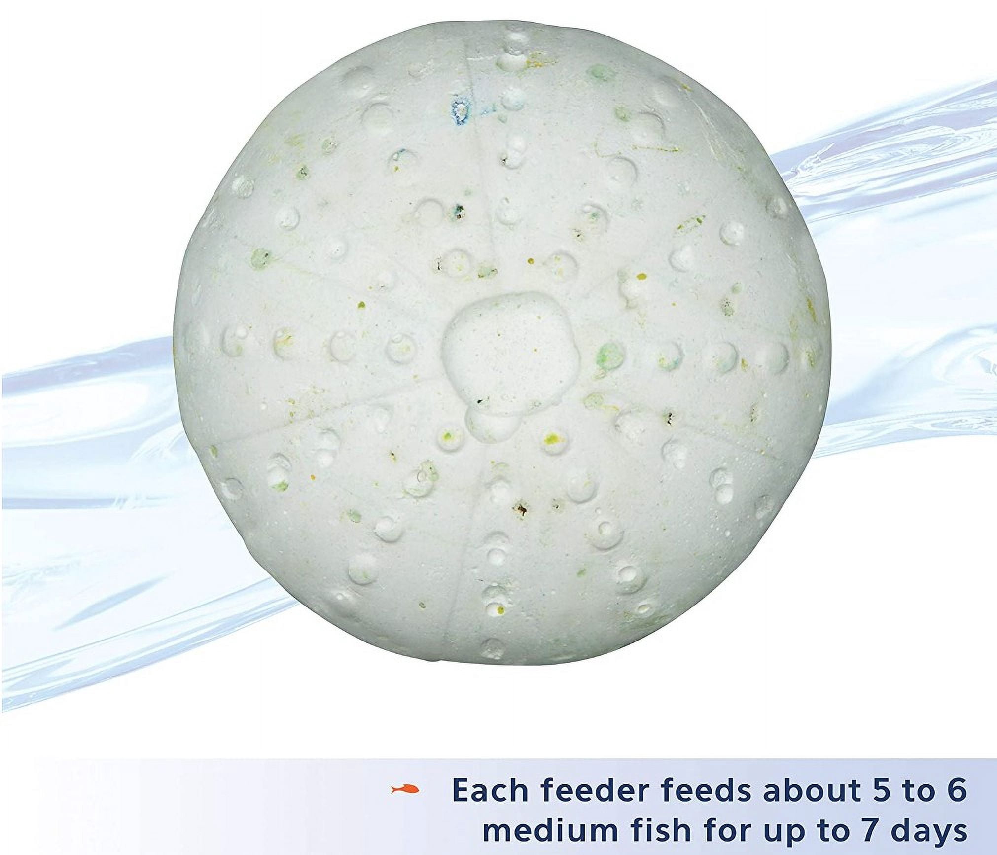 Aqueon 7-Day Fish Food Feeder [Aquarium Vacation Fish Food, Aquarium Supplies] 6 count