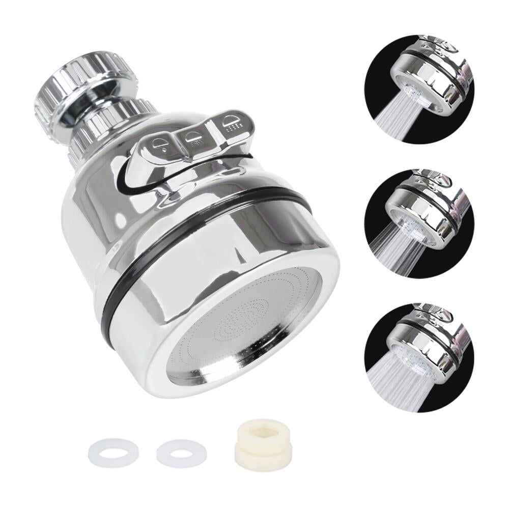 ODOMY Kitchen Water Saving Tap Aerator Hose Adjustable Faucet Adapter Nozzle Spout