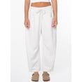 thumbnail image 6 of Celebrity Pink Women's and Women's Plus Fleece Barrel Sweatpant, Sizes XS-4X, 6 of 7
